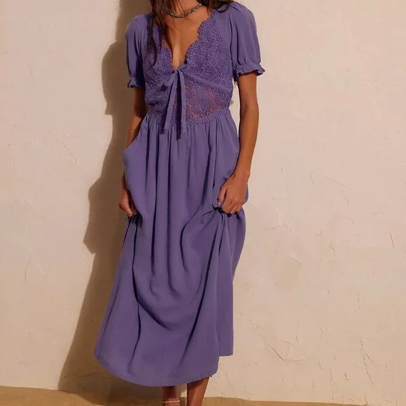 All You Need Is Lace Midi Dress - Picture 2 of 11